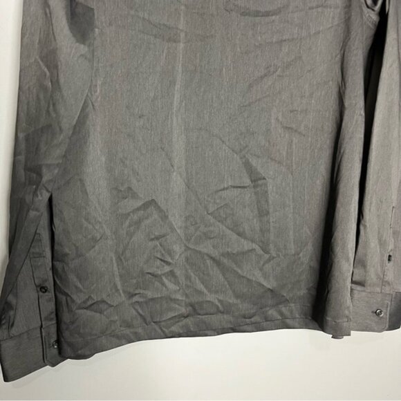 Zara Regular Fit Long Sleeve Pullover 1/4 Zip Grey Shirt, size S - Picture 6 of 14